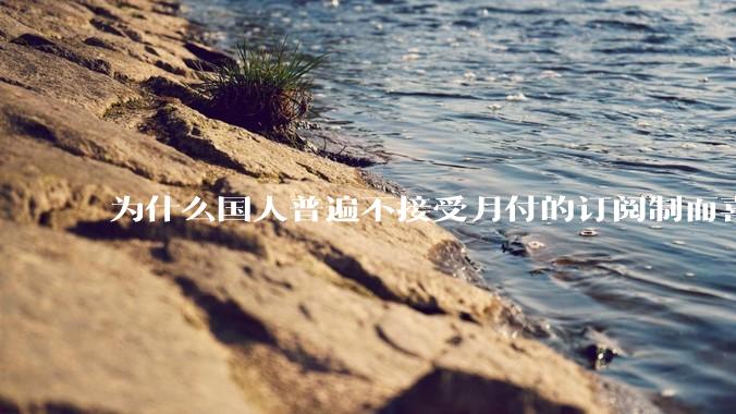 为什么国人普遍不接受月付的订阅制而喜欢一口价买断制呢？