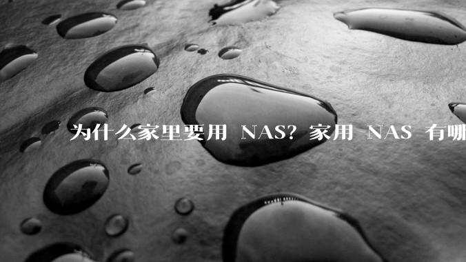 为什么家里要用 NAS？家用 NAS 有哪些实际的、接地气的用途？